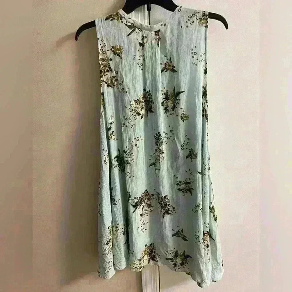 Free people swing tunic mint green with pockets sleeveless long line Small - Picture 8 of 11